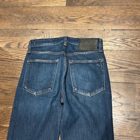 Rag & Bone Straight Leg Button Fly Cropped Jeans - Picture 9 of 9